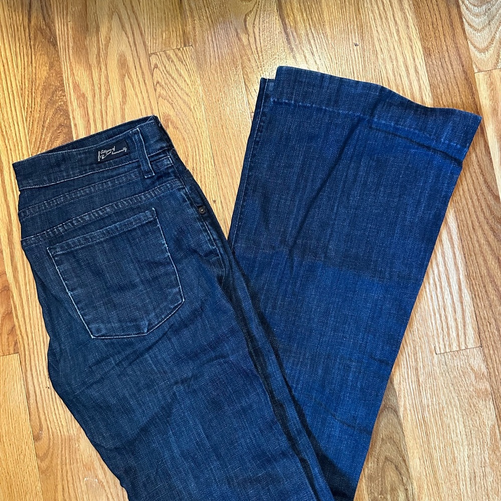 Citizens Of Humanity Dark Blue Flare Jeans